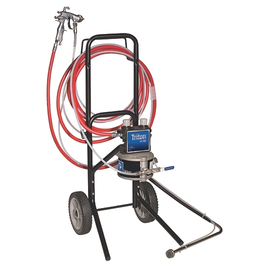 Triton SST Spray Package, Cart, Suction, Air & Fluid Hoses, AirPro